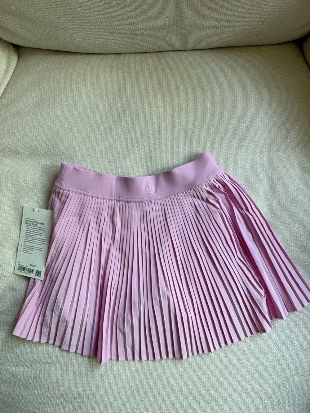lululemon athletica Pleated Skater Skirt — Light Lavender Pink